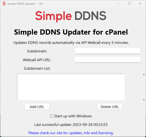 DDNS Updater